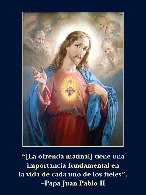 *SPANISH* Morning Offering Prayer Card